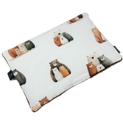 Medium Bed Pillow 25x40 Cinnamon Furry Family - Baranek