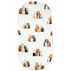 Bedsheet 35x75cm Furry Family
