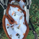 Newborn Blanket 60x70cm Cinnamon Furry Family - Baranek