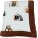 Newborn Blanket 60x70cm Cinnamon Furry Family - Baranek