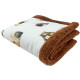 Newborn Blanket 60x70cm Cinnamon Furry Family - Baranek