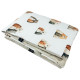 Medium Blanket 75x100cm Latte Furry Family - Velvet