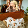 Preschooler Blanket 100x130cm Cinnamon Furry Family - Baranek