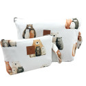 Cosmetic Bag Set Furry Family S and L