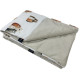 Preschooler Set Blanket 100x130cm + Pillow 40x60 Velvet Latte Furry Family