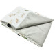 Medium Blanket 75x100cm Silver Flora - Velvet