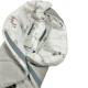 Car Seat Blanket Silver Flora