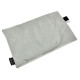 Medium Bed Pillow 25x40 Silver Flora - Velvet