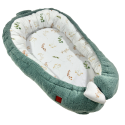 Baby Nest Olive Green Flora - Baranek