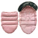NEW Stroller Bag with Fur S/M (0-1 year) Rose Lanila Velvet