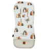 Stroller Pad Latte Furry Family - Velvet Stroller Pad Latte Furry Family - Velvet