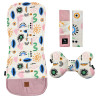 NEW Baby Set Pad + Pillow + Cover + Strap Sepia Rose Modern - Velvet