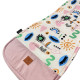 NEW Baby Set Pad + Pillow + Cover + Strap Sepia Rose Modern - Velvet