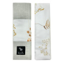 Seatbelt Cover Silver Flora - Velvet