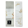 Seatbelt Cover Silver Flora - Velvet