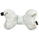 NEW Baby Set Pad + Pillow + Cover + Strap Silver Flora - Velvet