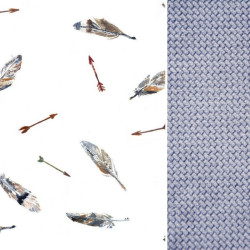 Ochraniacz do łóżeczka 60x120cm - Velvet Grey Pure