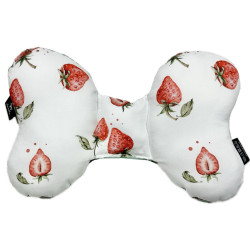 Shock-Absorbent Pillow Basil Green I Love Strawberry - Waffel