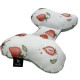 Shock-Absorbent Pillow Basil Green I Love Strawberry - Waffel