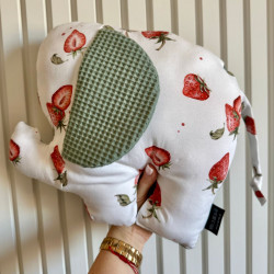 Lucky Guy Pillow Basil Green I Love Strawberry