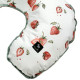 Breastfeeding Pillow Basil Green I Love Strawberry - Waffel