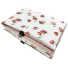 Medium Blanket 75x100cm Grapefruit Rose I Love Strawberry - Waffel
