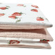 Medium Blanket 75x100cm Grapefruit Rose I Love Strawberry - Waffel