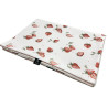 Newborn Blanket Light 60x70 Grapefruit Rose I Love Strawberry - Waffel
