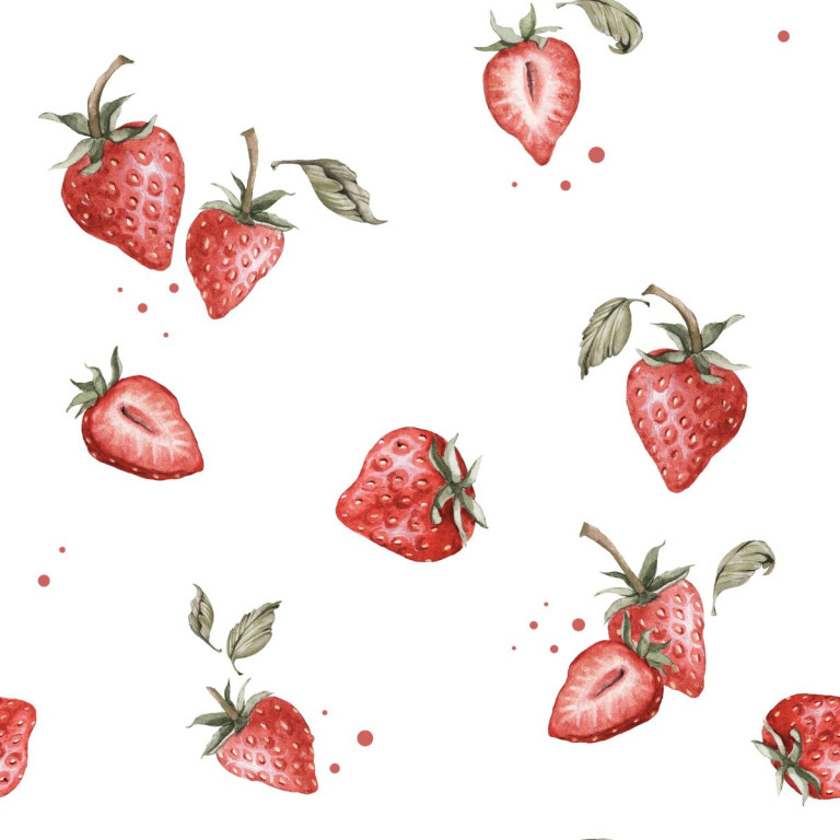 Prześcieradło I Love Strawberry 70x140cm