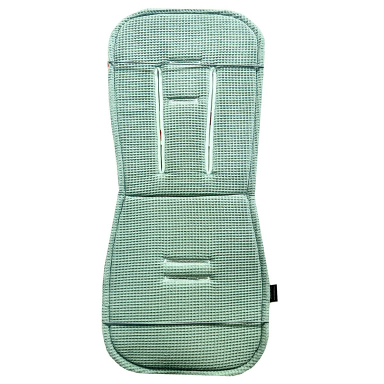 Stroller Pad Basil Green I Love Strawberry - Waffel