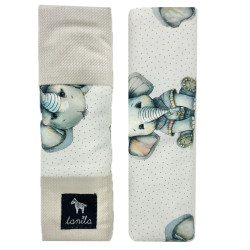 Seatbelt Cover Latte Dumbo - Velvet