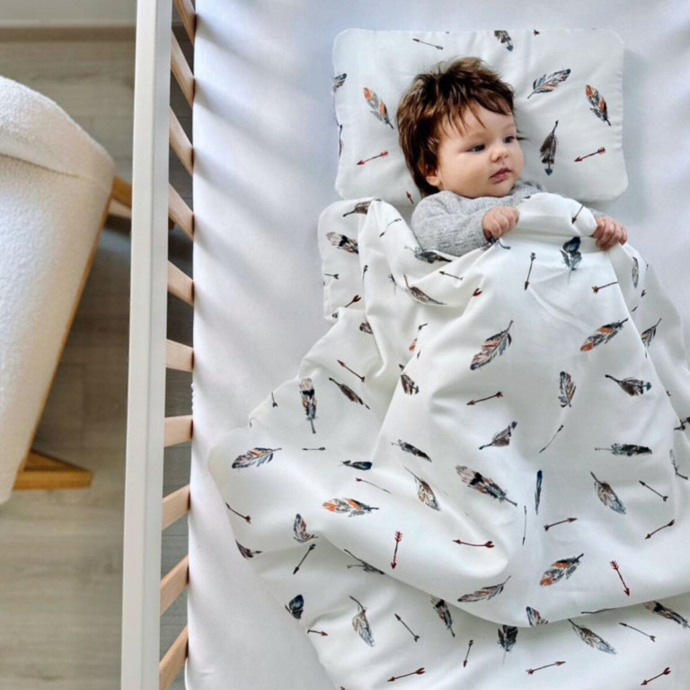 Bambusowa Pościel z Wypełnieniem Grey Pure 75x100