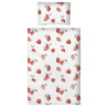 Bawełniana Pościel z Wypełnieniem I Love Strawberry 140x200cm