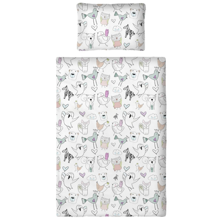 Beddings with Filling 140x200cm Tender Friends