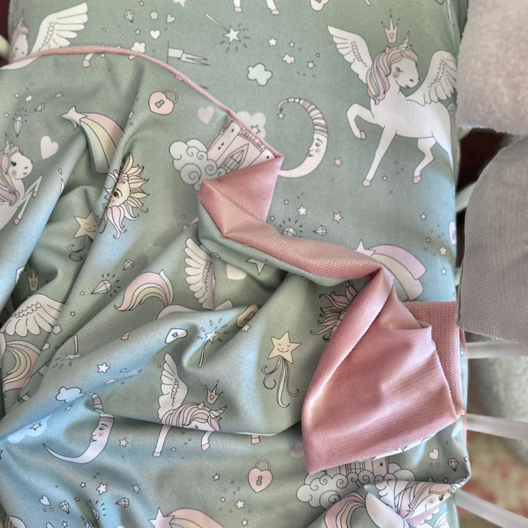 Kocyk Letni Sepia Rose Fairyland 60x70cm - Velvet