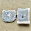Baby Set Newborn Blanket Velvet 60x70cm + Teddy Pillow Snow Fairyland