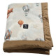Baby Set Newborn Blanket Velvet 60x70cm + Teddy Pillow Caramel Up in the Air