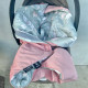 Car Seat Blanket Sepia Rose Fairyland