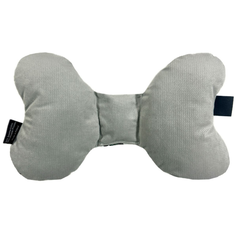 Poduszka Motylek - Velvet Silver Mono Bloom