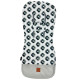 Stroller Pad Silver Mono Bloom - Velvet