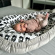 Baby Nest Silver Mono Bloom - Velvet