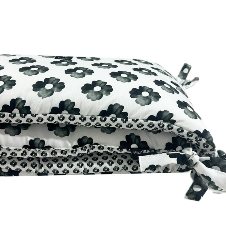 Bed Bumper 60x120cm - Mono Bloom