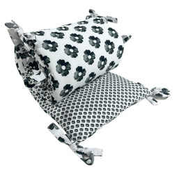 Ochraniacz do łóżeczka 70x140cm - Mono Bloom