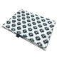 Preschooler Blanket Light 100x130 Silver Mono Bloom - Velvet