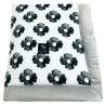 Kocyk Velvet 60x70 Silver Mono Bloom
