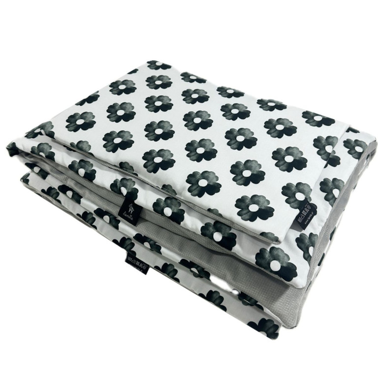 Zestaw Kocyk Velvet 75x100cm + Poduszka 25x40cm Velvet Sepia Rose Fairyland