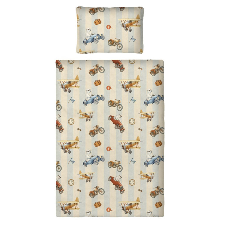 Bawełniana Pościel z Wypełnieniem Retro Ride 140x200cm