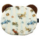 Teddy Pillow Chocolate Retro Ride - Velvet