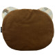 Teddy Pillow Chocolate Retro Ride - Velvet