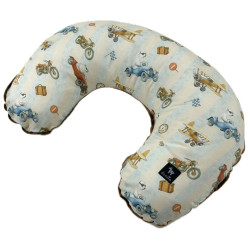 Breastfeeding Pillow Chocolate Retro Ride - Velvet